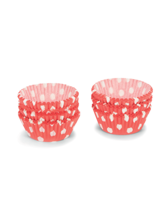Set 200 hartii de copt pentru briose, 3 cm, rosii - PATISSE